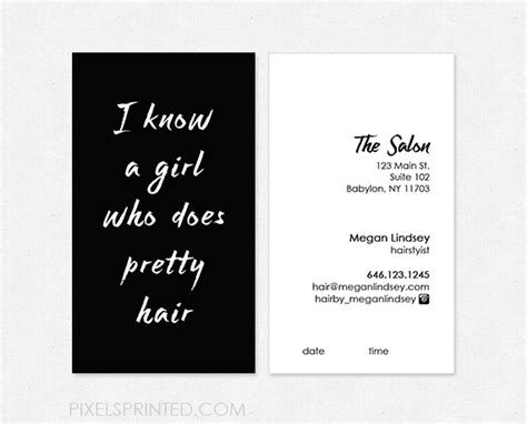 Hairdresser Business Card Templates Free | Best Template Ideas