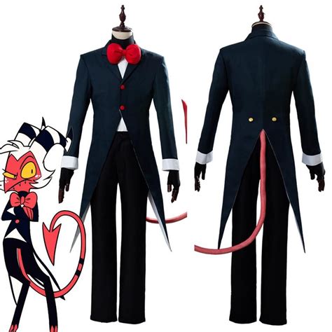 Hazbin Hotel Moxxie Helluva Boss Outfit Halloween Carnival Suit Cosplay Costume | Boss outfit ...