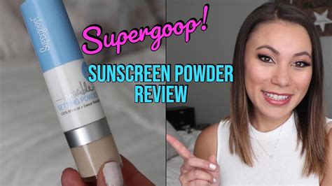 Supergoop! Invincible Setting Powder SPF 45 REVIEW - YouTube