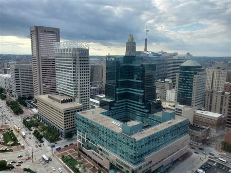 Downtown from the WTC Observation Deck! : r/baltimore