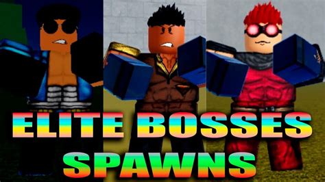 Todos Os Spawns Dos Elite Bosses No Blox Fruits - YouTube