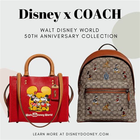 Disney X COACH Mickey Mouse And Friends Backpack | eduaspirant.com