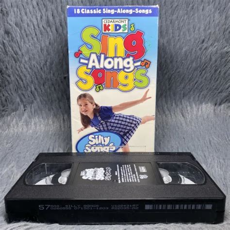 CEDARMONT KIDS SING Along Silly Songs VHS 1995 Video Tape Christian ...