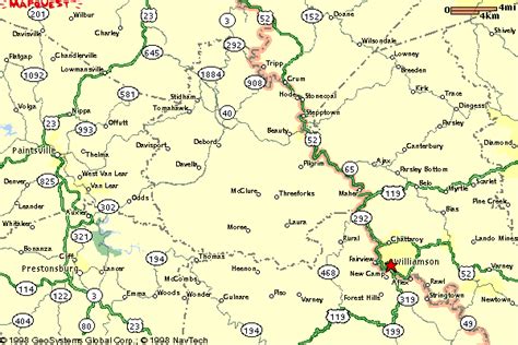 Martin County, Ky. Map - MINGO COUNTY, W.V. ARES/RACES & SKYWARN