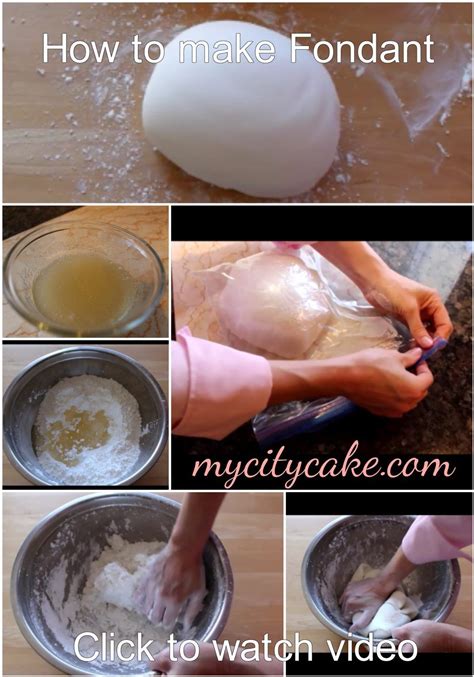 How to make fondant | Homemade fondant, Easy fondant recipe, Fondant recipe