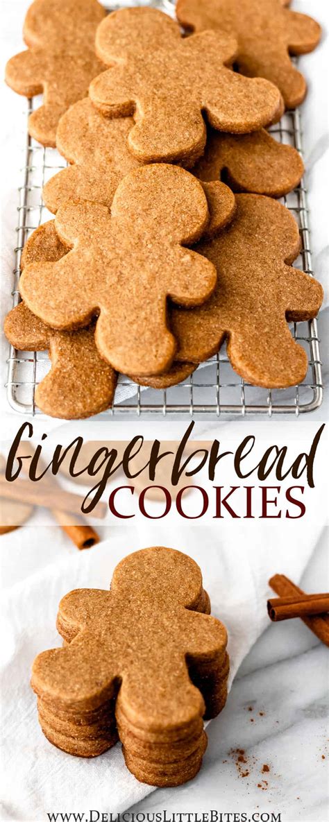 Gingerbread Cookies Without Molasses - Delicious Little Bites