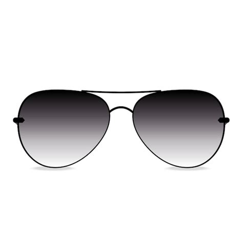 Premium Vector | Black sunglasses isolated on white