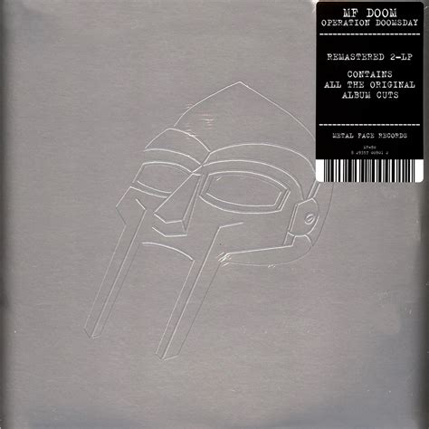 MF DOOM - Operation: Doomsday Silver Cover Edition - Vinyl 2LP - 2012 - US - Reissue | HHV