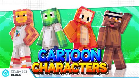 Cartoon Characters by Ready, Set, Block! (Minecraft Skin Pack ...