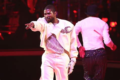 Usher's 2024 Halftime Show Performance Photos