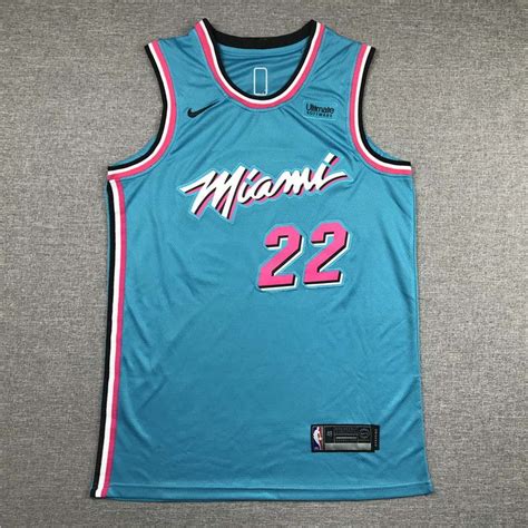 Jimmy Butler Miami Heat 2020-21 Vice Wave Blue Swingman Jersey in 2022 | Nba outfit, Basketball ...