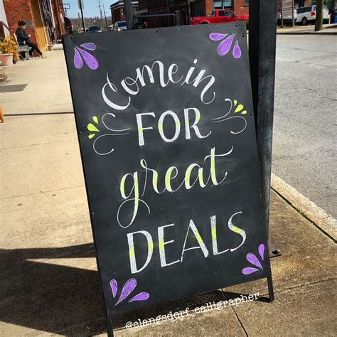 Chalkboard | Sidewalk chalkboard sign, Retail signs, Sidewalk signs