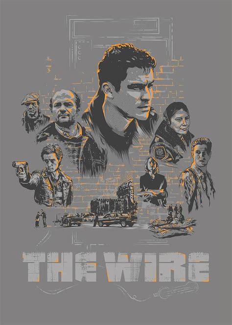 The Wire Season 2 Poster Painting by Russell Walsh - Fine Art America