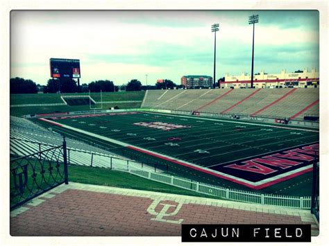 Cajun Field, home of the Louisiana Ragin' Cajuns. | Football stadiums, Field, Stadium