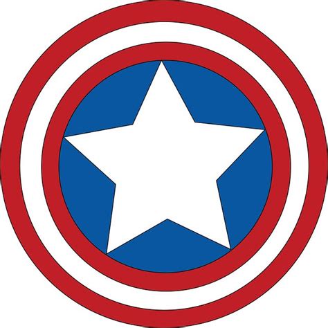 thebrownfaminaz: Captain America Logo Template