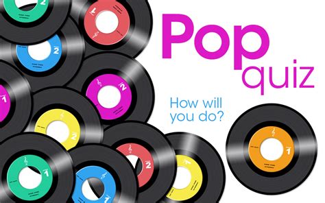 Marks 'Pop Music' Quiz - 100 Questions VOL I. — Our Family Life - A family of bloggers