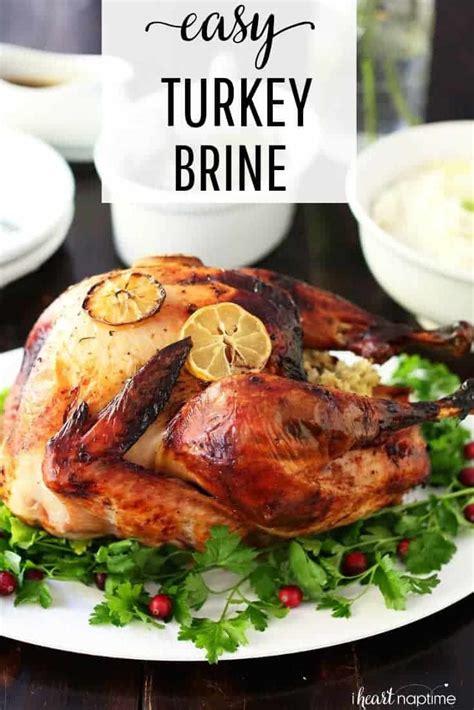 EASY 3-Ingredient Turkey Brine Recipe - I Heart Naptime