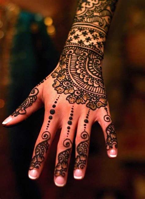 Arabic Hand Mehndi Designs For Beginners - Arabic Hand Henna Designs