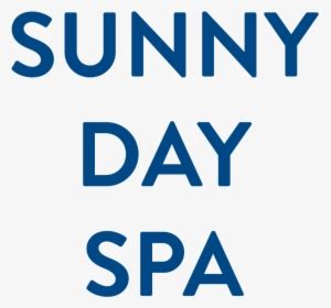 Sunny Day Spa Temp Logo - Electric Blue, HD Png Download - kindpng