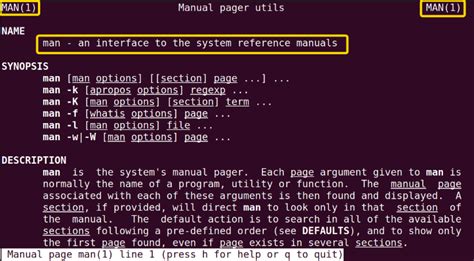 The “man” Command in Linux [6 Practical Examples]