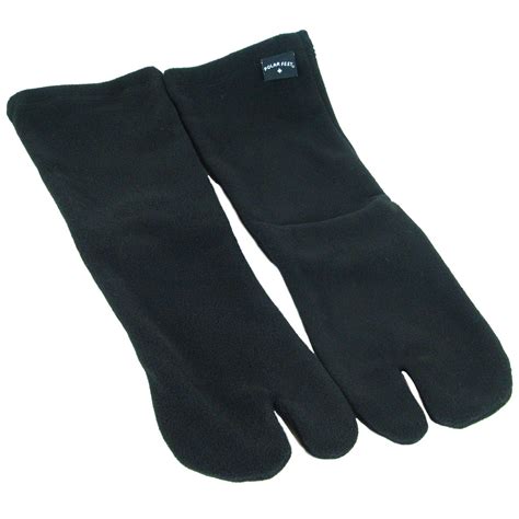 All black tabi socks in soft fleece for men and women. Tabi socks ...