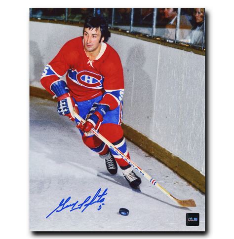 Guy Lapointe Montreal Canadiens Autographed Action 8x10 Photo | CoJo Sport Collectables Inc ...