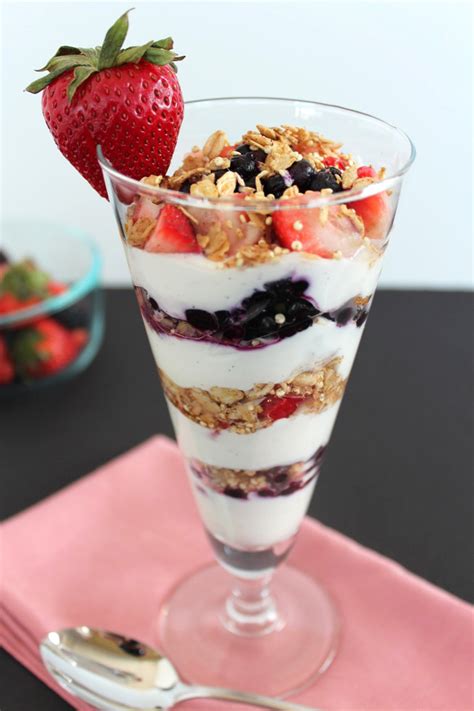 Triple-Berry Greek Yogurt Parfait - Healthy Ideas Place