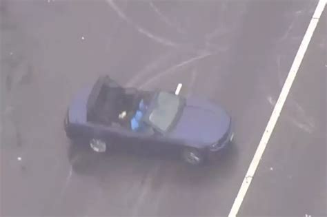 Car Does Donuts During Absurdly Entertaining Police Chase