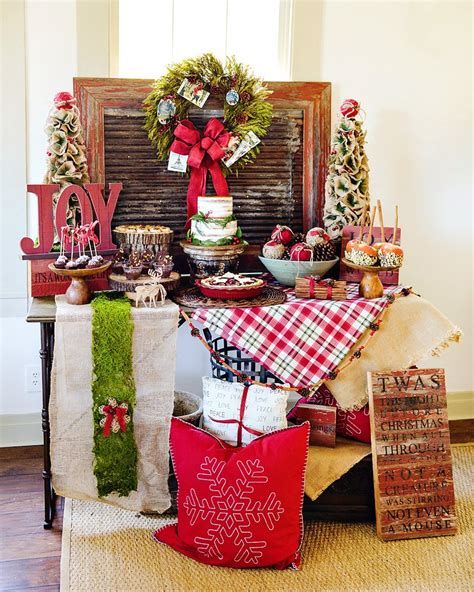 Rustic & JOYful Christmas Party Dessert Table // Hostess with the Mostess®