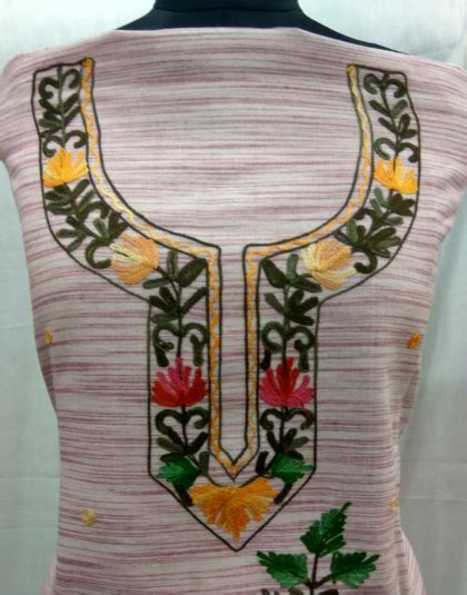 Gulabi color suit- tila design | Kashmir Market