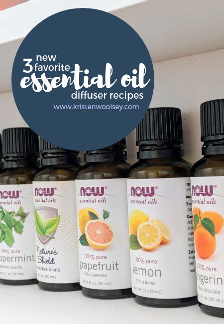 3 More Favorite Diffuser Recipes