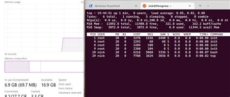 WSL2 using more than "50% of total memory on Windows or 8GB, whichever is less" (my machine has ...