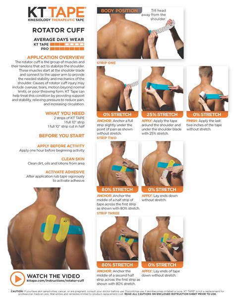 Rotator Cuff - KT Tape