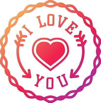 I Love You Vector Logo Badge Stock Clipart | Royalty-Free | FreeImages