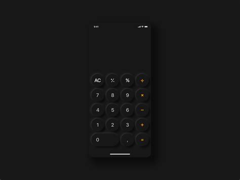 Mobile app - Calculator 🧮 by Dylan Poppe on Dribbble