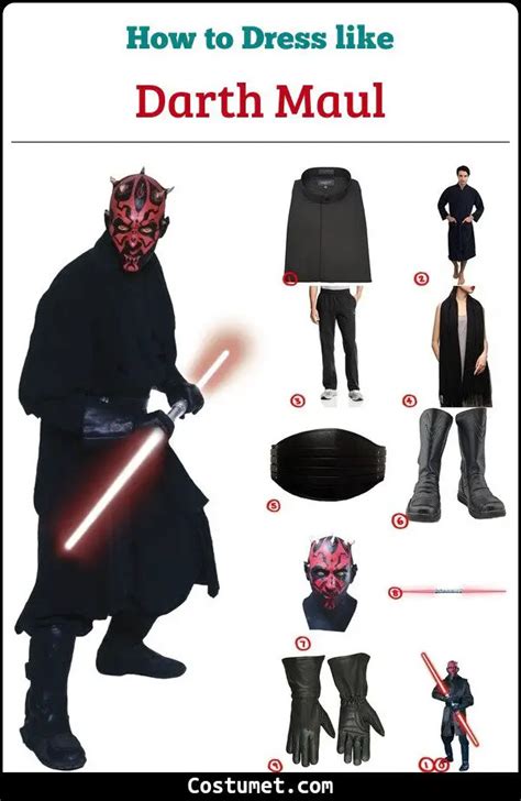 Star War's Darth Maul Costume for Cosplay & Halloween