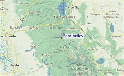 Bear Valley Ski Resort Guide, Location Map & Bear Valley ski holiday accommodation