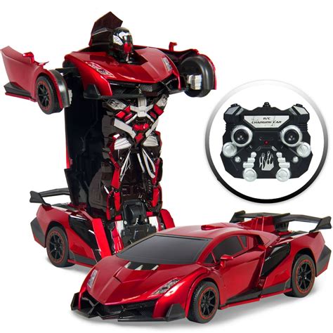 Best Choice Products 1:16 Scale Transforming RC Remote Control Robot ...