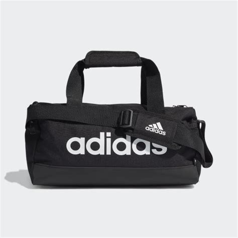 adidas Essentials Logo Duffel Bag Extra Small - Black | adidas Philippines