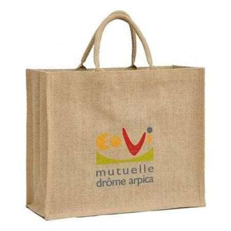 Custom jute bags printed logo | Packingable