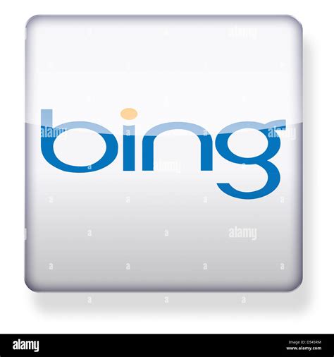 Bing logo as an app icon. Clipping path included Stock Photo - Alamy