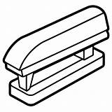 Stapler outline coloring Book Page line Art Drawing  Premium AI sketch template