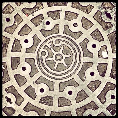 Manhole. | Urban art, Cover, Simplistic