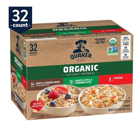 Quaker Organic Oatmeal Maple Brown Sugar Nutrition Facts | Besto Blog