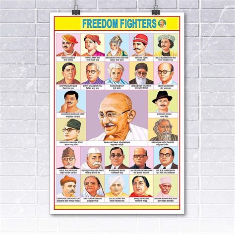 Spectrum Educational Charts: Chart 159 Freedom Fighters, 45% OFF