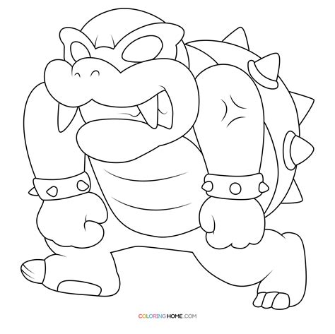 Roy Koopa Coloring Page - Coloring Home