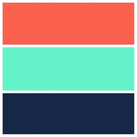 Teal, navy, and coral color scheme | For the home | Pinterest | Navy color, Mint green walls and ...
