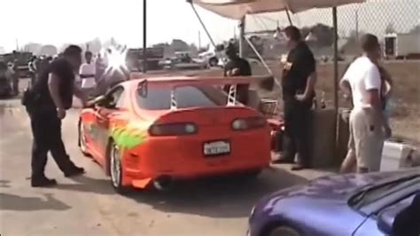 Behind the scenes from the first Fast and Furious 🎥 - YouTube