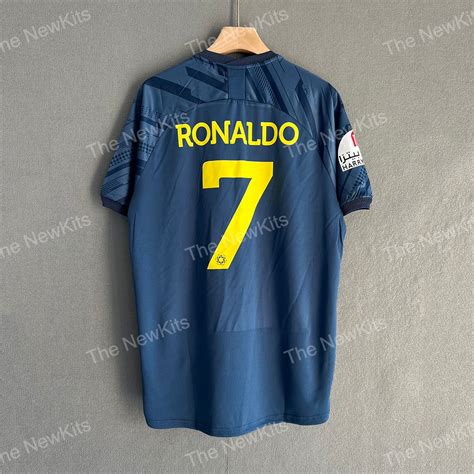 Cristiano Ronaldo Al-Nassr Away Jersey Blue, 43% OFF