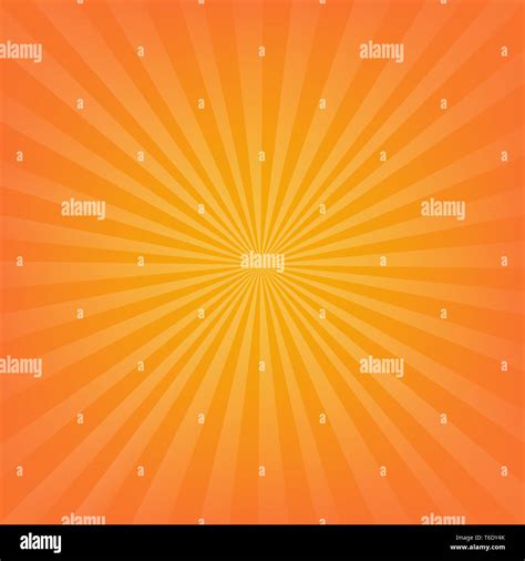 Orange Sunburst Background Stock Photo - Alamy